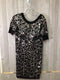 Moschino Wool Sequined Knit Dress Size Small